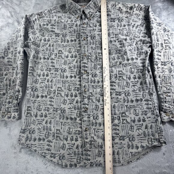 Vintage Woolrich Mens Large camping Shirt Southwestern USA Made Rugged Outdoor - Picture 8 of 12